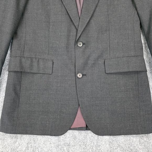 Brooks Brothers Blazer Mens 40 Long Gray Wool Blend 2 Button Jacket Vtg USA Made - Picture 15 of 16
